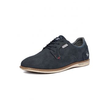 Pantofi barbati -  casual - bleumarin - piele ecologica - interior textil