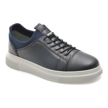 Pantofi GRYXX bleumarin, BS3810, din piele naturala