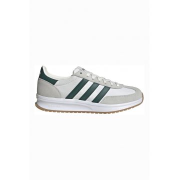 Pantofi sport Run 70s cu insertii din piele intoarsa - Verde englez/Alb murdar