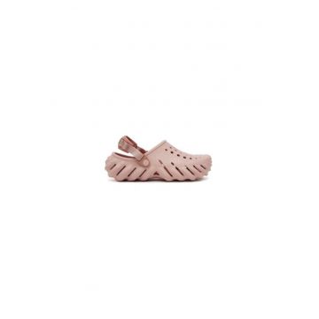 Saboti slingback unisex cu aspect masiv Echo - Roz