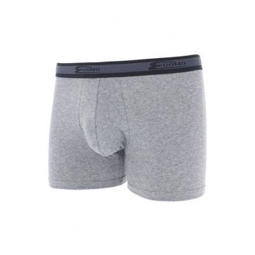 Set 2 perechi boxeri clasici bumbac  2384 0002 - Gri melange