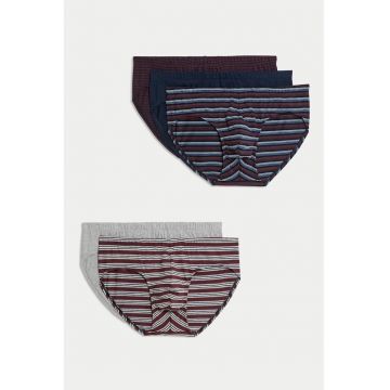 Set de boxeri din bumbac - 5 perechi - Multicolor