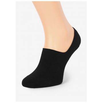 Sosete dama -  Bumbac/Poliamida - Negru - Negru