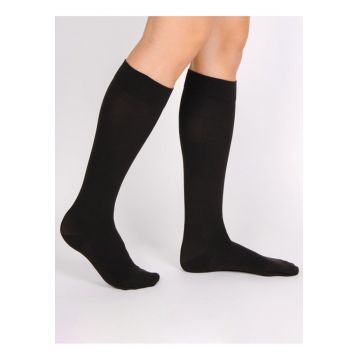 Sosete lana merinos lungi sub genunchi  S008 - Negru
