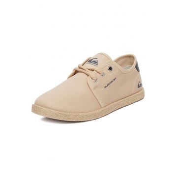 Tenisi barbati  casual - bej - material textil - varf rotund -