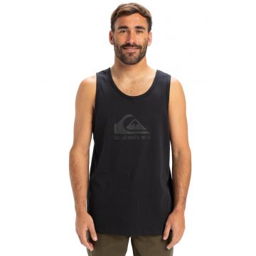 Top de bumbac cu logo - Negru