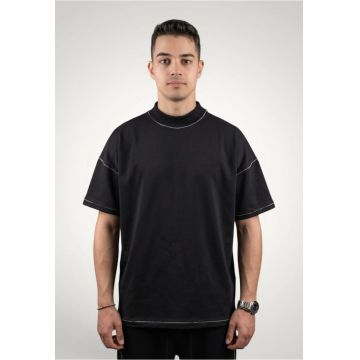 Tricou barbati Signature  Bumbac premium - Negru