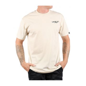 Tricou casual din bumbac - Bej