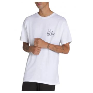 Tricou cu model pe spate si decolteu rotund