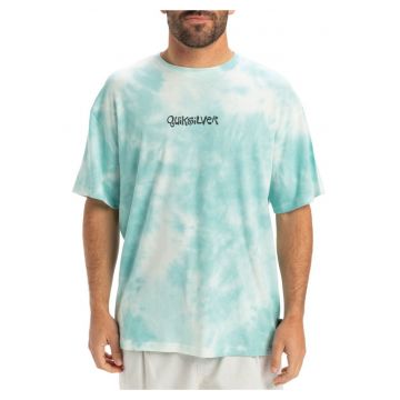 Tricou din bumbac cu model tie-dye