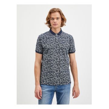 Tricou polo cu animal print