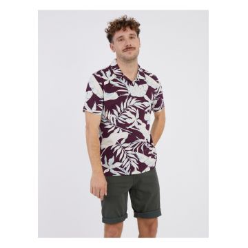 Tricou polo cu imprimeu floral
