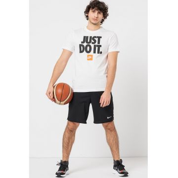 Tricou regular fit din bumbac cu imprimeu Sportswear - Negru/Alb optic