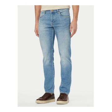Blugi barbati -  skinny - albastru - bumbac|lyocell -