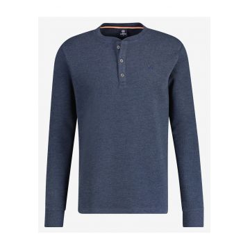 Bluza din bumbac cu decolteu henley -