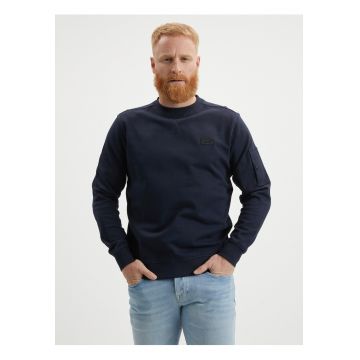 Bluzon regular fit cu model uni