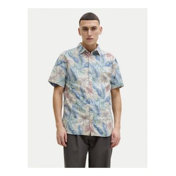 Camasa barbati -  casual - multicolor - bumbac - maneca scurta -