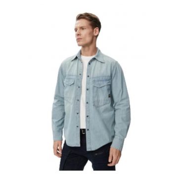 Camasa barbati -  denim - albastru - casual - maneca lunga - regular fit