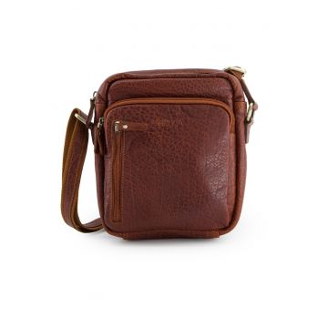 Geanta crossbody din piele cu bareta ajustabila