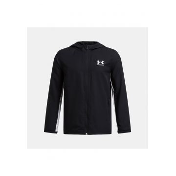 Jacheta sport barbateasca -  model Rival Woven - material sintetic - negru -