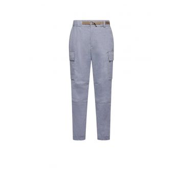 Pantaloni barbati -  Chambray - Gri