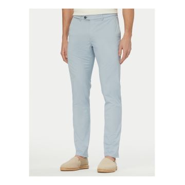 Pantaloni Chino Barbati -  Albastru - Bumbac - Croiala dreapta -