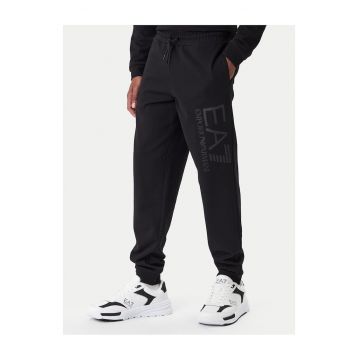 Pantaloni de trening barbati -  negru - plastic -
