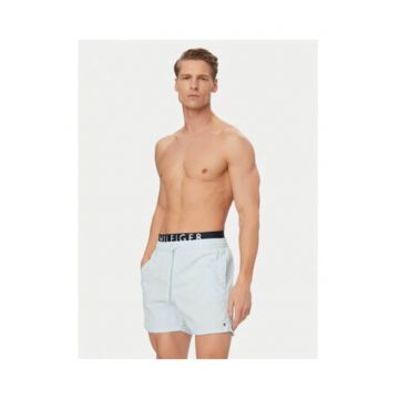 Pantaloni scurti de baie - cu talie ajustabila cu snur