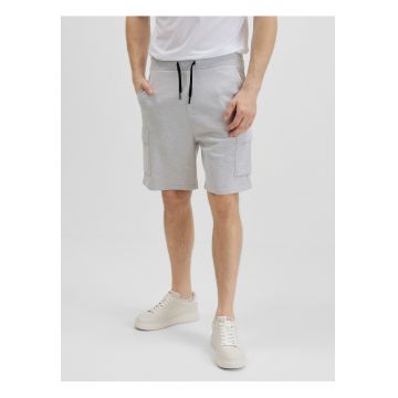 Pantaloni scurti de trening cu snur de ajustare