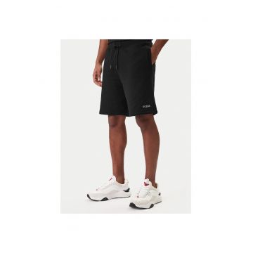 Pantaloni scurti sport Barbati -  Lifestyle - Negru - Bumbac