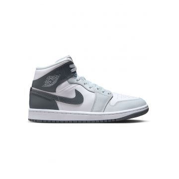 Pantofi sport  Air Jordan 1 Mid 52356 - Alb/Gri