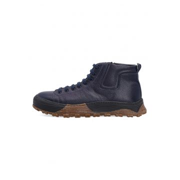Pantofi sport din piele cu fermoar