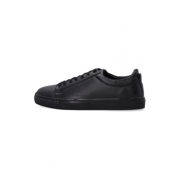 Pantofi sport din piele naturala - Negru