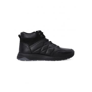 Pantofi sport inalti din piele