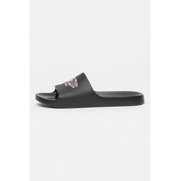 Papuci cu logo - Black Onyx