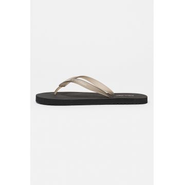 Papuci flip-flop cu logo - Grej