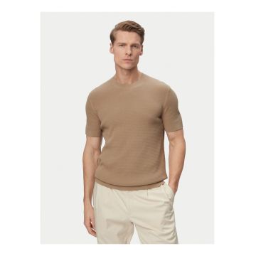 Pulover barbati - Joop Jeans - bej - bumbac - maneca scurta