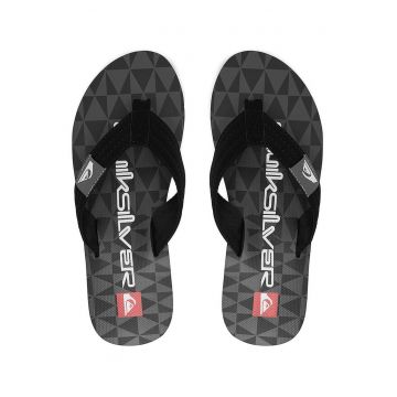 Slapi barbati  piele ecologica -negru - material interior sintetic