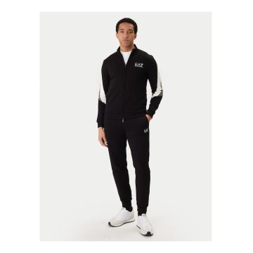 Trening barbati -  negru - bumbac - regular fit -
