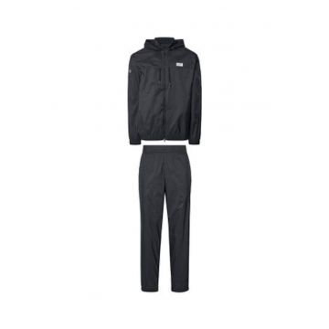 Trening barbati -  negru - hanorac cu gluga - pantaloni conici - poliamida