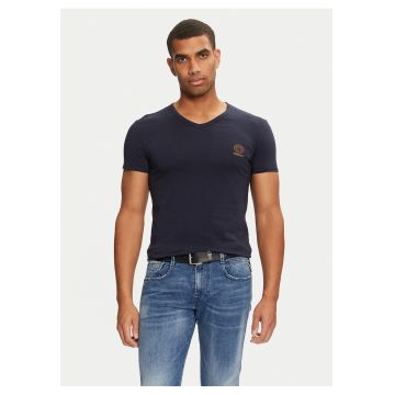 Tricou Barbati -  Bleumarin - bumbac cu elastan -