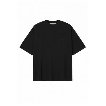Tricou barbati -  Essentials Pique Signature 90s Tee - Negru
