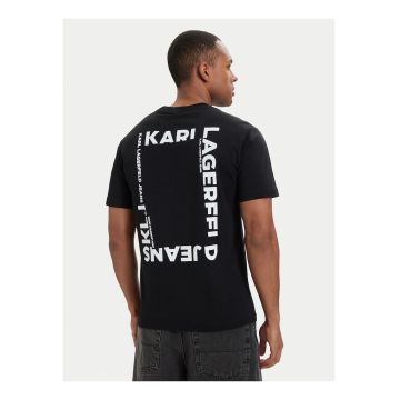 Tricou barbati -  negru - bumbac - imprimeu