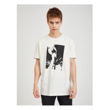Tricou din bumbac cu imprimeu foto