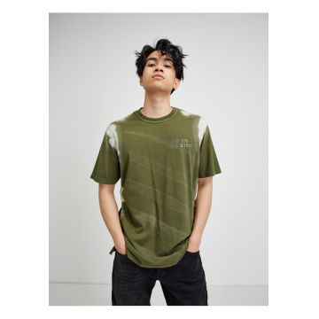 Tricou din bumbac cu model tie-dye -