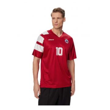 Tricou sport barbati -  regular fit - rosu - poliester reciclat