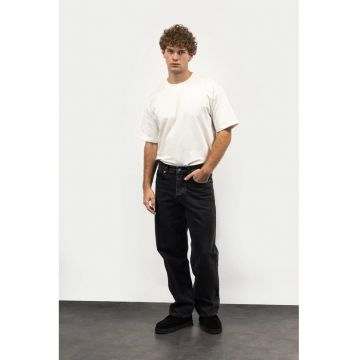 Blugi barbati -  regular fit - negru - bumbac/denim