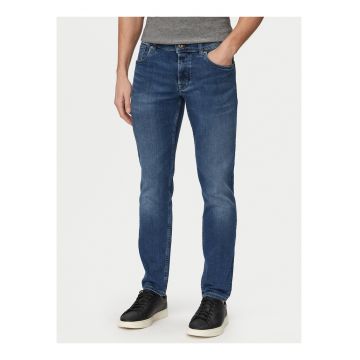 Blugi barbati -  slim fit - bumbac si lyocell - Albastru