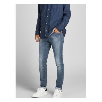 Blugi skinny cu nasturi Glenn -