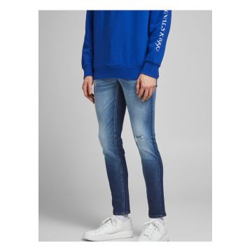 Blugi skinny cu talie joasa Liam -